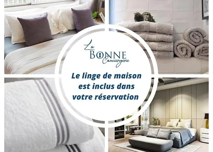 Le Bleu Horizon * Terrasse * Clim * Parking * Wifi * Calme * Cosy 公寓